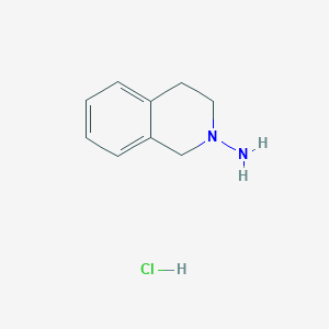 molecular formula C9H13ClN2 B1281552 3,4-dihydroisoquinolin-2(1H)-amine hydrochloride CAS No. 79492-26-5