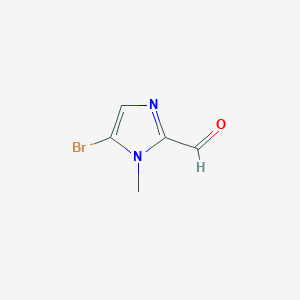 molecular formula C5H5BrN2O B1281559 5-Bromo-1-methyl-1H-imidazole-2-carbaldehyde CAS No. 79326-88-8