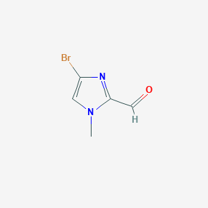 molecular formula C5H5BrN2O B1281560 4-Bromo-1-methyl-1H-imidazole-2-carbaldehyde CAS No. 79326-91-3