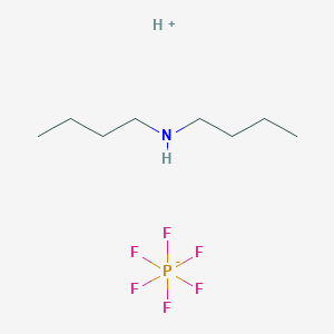 molecular formula C8H20F6NP B12815707 Dibutylamine hexafluorophosphate 
