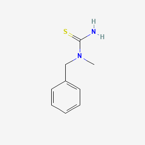 molecular formula C9H12N2S B1281574 N-benzyl-N-methylthiourea CAS No. 53393-11-6