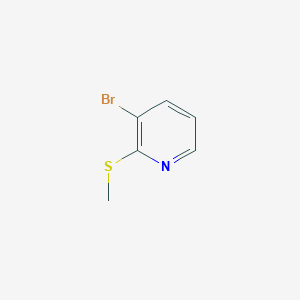 molecular formula C6H6BrNS B1281576 3-Bromo-2-(methylthio)pyridine CAS No. 51933-77-8