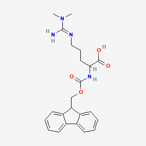 molecular formula C23H28N4O4 B12815811 Fmoc-ADMA hydrochloride salt 