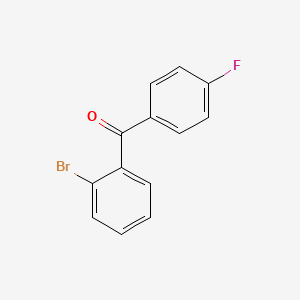 molecular formula C13H8BrFO B1281589 2-Bromo-4'-Fluorobenzophenone CAS No. 573-46-6
