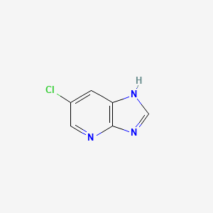 molecular formula C6H4ClN3 B1281591 6-Chloro-1H-imidazo[4,5-b]pyridine CAS No. 21422-66-2