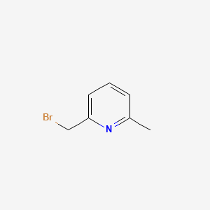 molecular formula C7H8BrN B1281593 2-(Bromomethyl)-6-methylpyridine CAS No. 68470-59-7