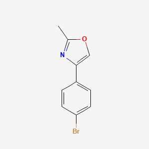 4-(4-Bromophenyl)-2-methyl-1,3-oxazole