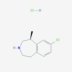 molecular formula C11H15Cl2N B12815996 (S)-Lorcaserin Hydrochloride 