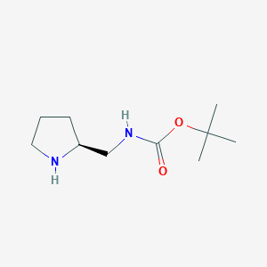 molecular formula C10H20N2O2 B128161 (S)-tert-Butyl (pyrrolidin-2-ylmethyl)carbamate CAS No. 141774-70-1