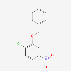 molecular formula C13H10ClNO3 B1281613 2-(Benzyloxy)-1-chloro-4-nitrobenzene CAS No. 76464-61-4