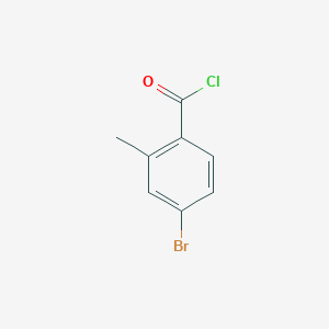 molecular formula C8H6BrClO B1281642 4-Bromo-2-methylbenzoyl chloride CAS No. 21900-45-8
