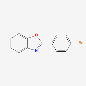 molecular formula C13H8BrNO B1281643 2-(4-Bromo-phenyl)-benzooxazole CAS No. 3164-13-4