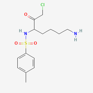 molecular formula C14H21ClN2O3S B12816521 Tosyllysine chloromethyl ketone CAS No. 2104-86-1