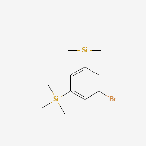 molecular formula C12H21BrSi2 B1281669 (5-Bromo-1,3-phenylene)bis(trimethylsilane) CAS No. 81500-92-7