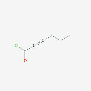 molecular formula C6H7ClO B12816698 Hex-2-ynoyl chloride 