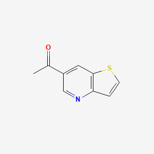 molecular formula C9H7NOS B1281671 1-(thieno[3,2-b]pyridin-6-yl)ethanone CAS No. 18366-59-1