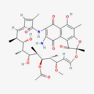 molecular formula C37H46N2O12 B1281678 3-Aminorifamycin S CAS No. 51756-80-0