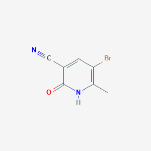 molecular formula C7H5BrN2O B1281682 5-Bromo-6-methyl-2-oxo-1,2-dihydropyridine-3-carbonitrile CAS No. 84725-13-3