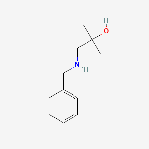molecular formula C11H17NO B1281687 1-(苄氨基)-2-甲基丙烷-2-醇 CAS No. 80466-51-9