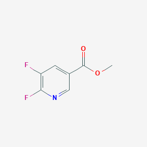molecular formula C7H5F2NO2 B12817110 Methyl 5,6-difluoropyridine-3-carboxylate CAS No. 1214336-05-6
