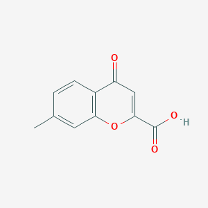 molecular formula C11H8O4 B1281720 7-甲基-4-氧代-4H-色烯-2-羧酸 CAS No. 67214-11-3