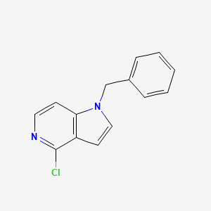 molecular formula C14H11ClN2 B1281726 1-benzyl-4-chloro-1H-pyrrolo[3,2-c]pyridine CAS No. 35636-10-3