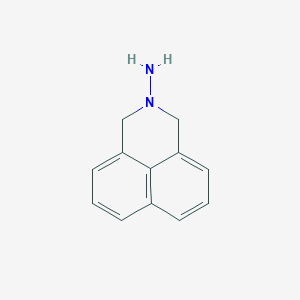 molecular formula C12H12N2 B1281727 1H,3h-benzo[de]isoquinolin-2-ylamine CAS No. 42773-02-4