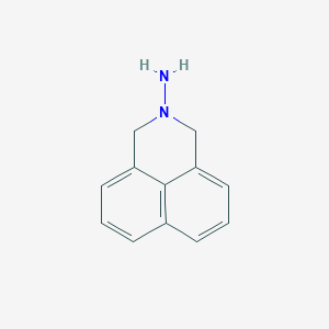 molecular formula C12H12N2 B1281727 1H-Benzo[DE]isoquinolin-2(3H)-amine CAS No. 42773-02-4