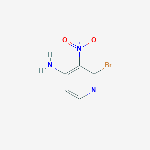 molecular formula C5H4BrN3O2 B1281732 2-Bromo-3-nitropyridine-4-amine CAS No. 84487-14-9