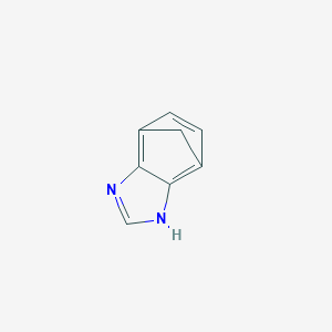 molecular formula C8H6N2 B12817368 4,7-Methano-1h-benzimidazole CAS No. 210-26-4
