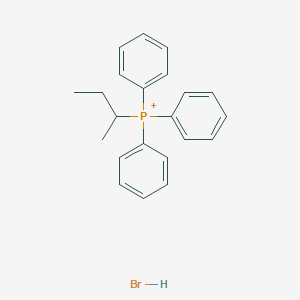 molecular formula C22H25BrP+ B12817421 Butan-2-yl(triphenyl)phosphanium;hydrobromide 