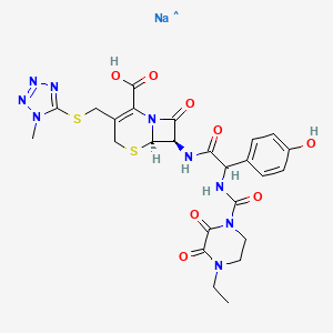 molecular formula C25H27N9NaO8S2 B12817434 CID 123133948 