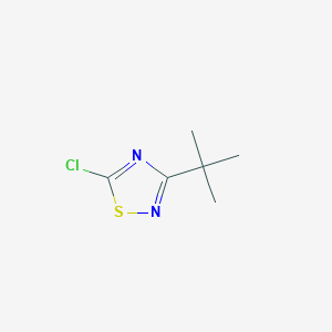 molecular formula C6H9ClN2S B1281745 3-Tert-butyl-5-chloro-1,2,4-thiadiazole CAS No. 57370-16-8
