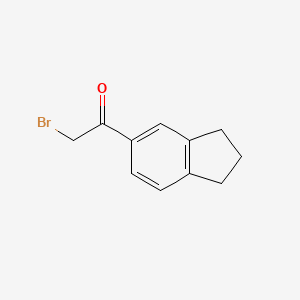 2-bromo-1-(2,3-dihydro-1H-inden-5-yl)ethan-1-one