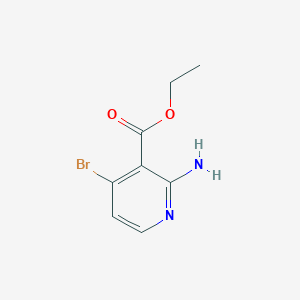 molecular formula C8H9BrN2O2 B12817499 Ethyl 2-amino-4-bromonicotinate 