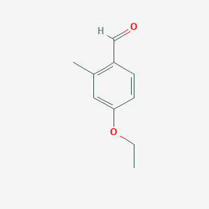 molecular formula C10H12O2 B1281764 4-乙氧基-2-甲基苯甲醛 CAS No. 89763-51-9