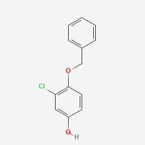 molecular formula C13H11ClO2 B1281766 4-(Benzyloxy)-3-chlorophenol CAS No. 86902-27-4
