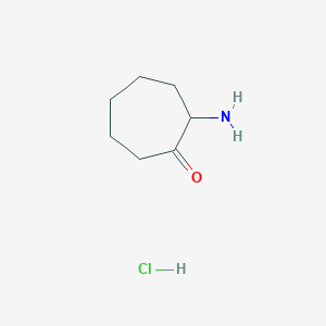 2-Aminocycloheptan-1-one hydrochloride