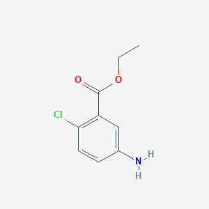 molecular formula C9H10ClNO2 B1281783 Ethyl 5-amino-2-chlorobenzoate CAS No. 64401-55-4