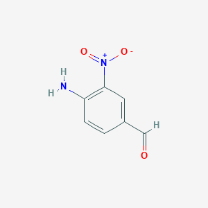 molecular formula C7H6N2O3 B1281796 4-Amino-3-nitrobenzaldehyde CAS No. 51818-99-6