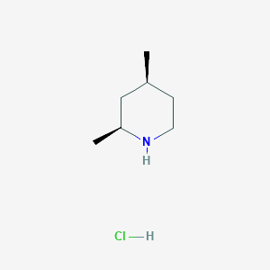 molecular formula C7H16ClN B1281801 cis-2,4-Dimethylpiperidine hydrochloride 
