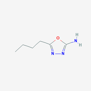 molecular formula C6H11N3O B1281812 5-Butyl-1,3,4-oxadiazol-2-amine CAS No. 52838-38-7