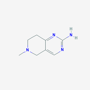 6-Methyl-5,6,7,8-tetrahydro-pyrido[4,3-d]pyrimidin-2-ylamine