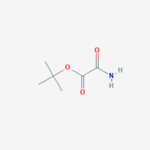 molecular formula C6H11NO3 B1281821 Tert-butyl 2-amino-2-oxoacetate CAS No. 35454-04-7