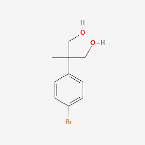 molecular formula C10H13BrO2 B1281828 2-(4-Bromophenyl)-2-methylpropane-1,3-diol CAS No. 66810-01-3