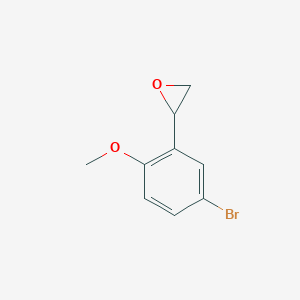 molecular formula C9H9BrO2 B1281836 (5-Bromo-2-methoxy-phenyl)-oxirane 