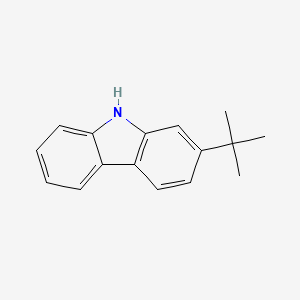 molecular formula C16H17N B1281837 2-叔丁基-9H-咔唑 CAS No. 69386-36-3