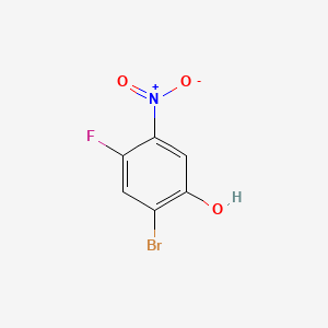 molecular formula C6H3BrFNO3 B1281876 2-Bromo-4-fluoro-5-nitrophenol CAS No. 84478-87-5