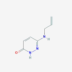 molecular formula C7H9N3O B1281880 6-[(丙-2-烯-1-基)氨基]嘧啶并-3(2H)-酮 CAS No. 88259-81-8