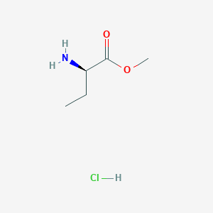 molecular formula C5H12ClNO2 B1281883 METHYL D-HOMOALANINATE HCL CAS No. 85774-09-0